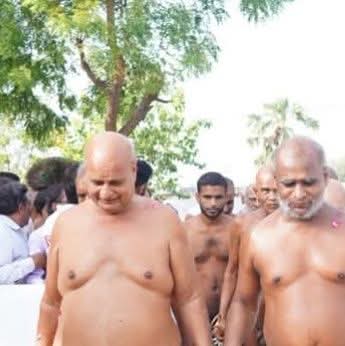 बेढीया जी तीर्थ में दो आचार्य परमेष्ठियों का मंगलमय मिलन*
