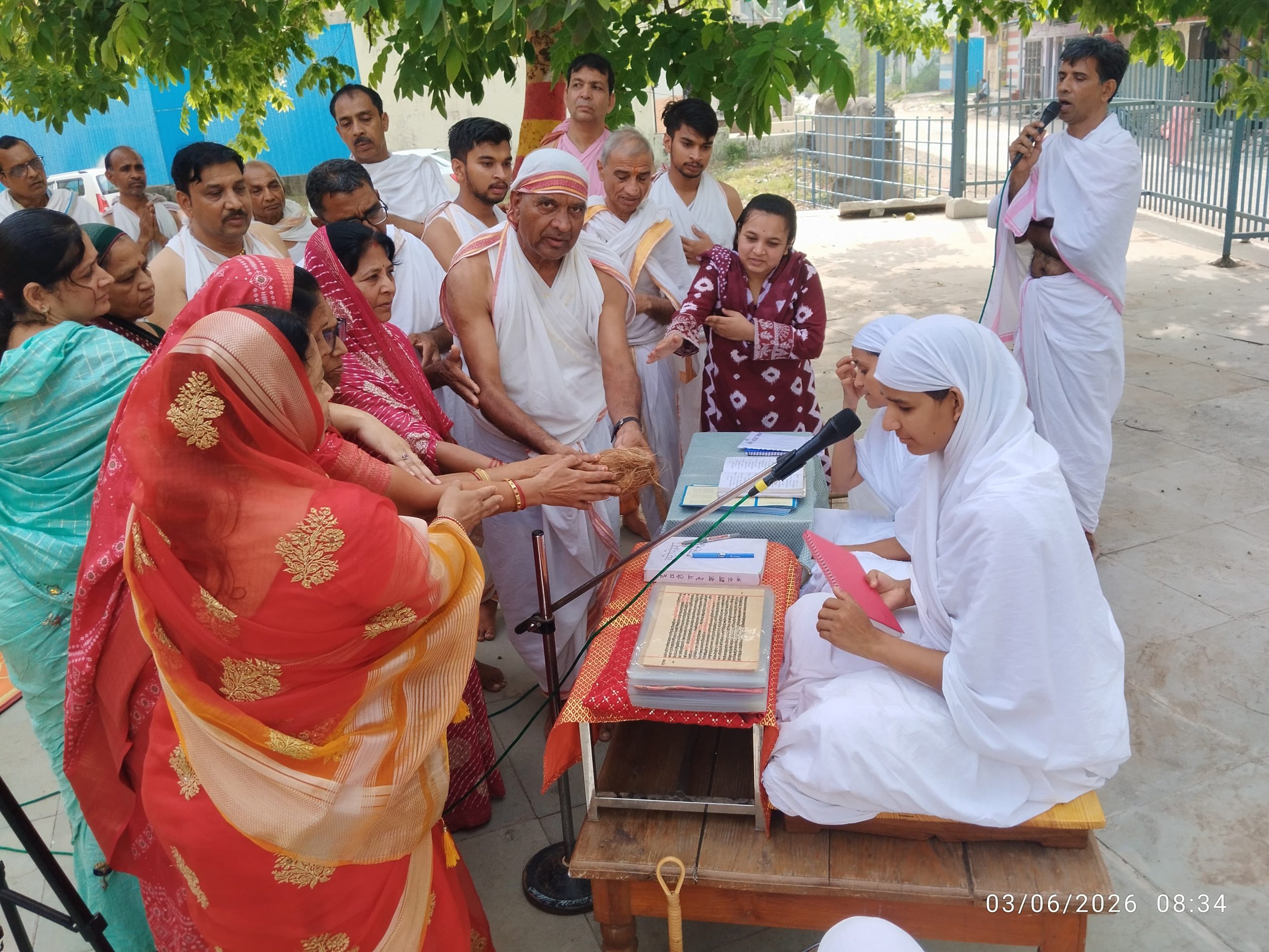 1008 भगवान महावीर समवशरण मंदिर पंच कल्याण प्रतिष्ठा वार्षिक उत्सव बड़े हर्ष उल्लास के साथ मनाया*🙏 सुरेश चंद्र गांधी नौगामा जिला बांसवाड़ा राजस्थान की रिपोर्ट—-