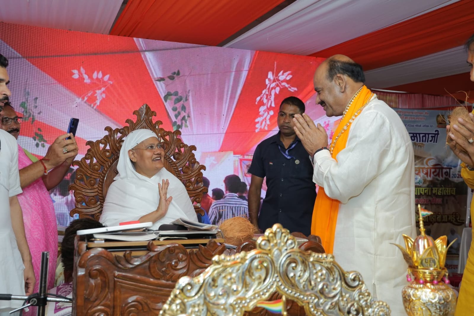 लोकसभा अध्यक्ष ओम बिरला ने स्वस्तिभूषण माताजी के 31वें वर्षायोग कलश स्थापना समारोह में लिया मंगल आशीर्वाद, 3000 से अधिक श्रद्धालुओं की रही भव्य उपस्थिति