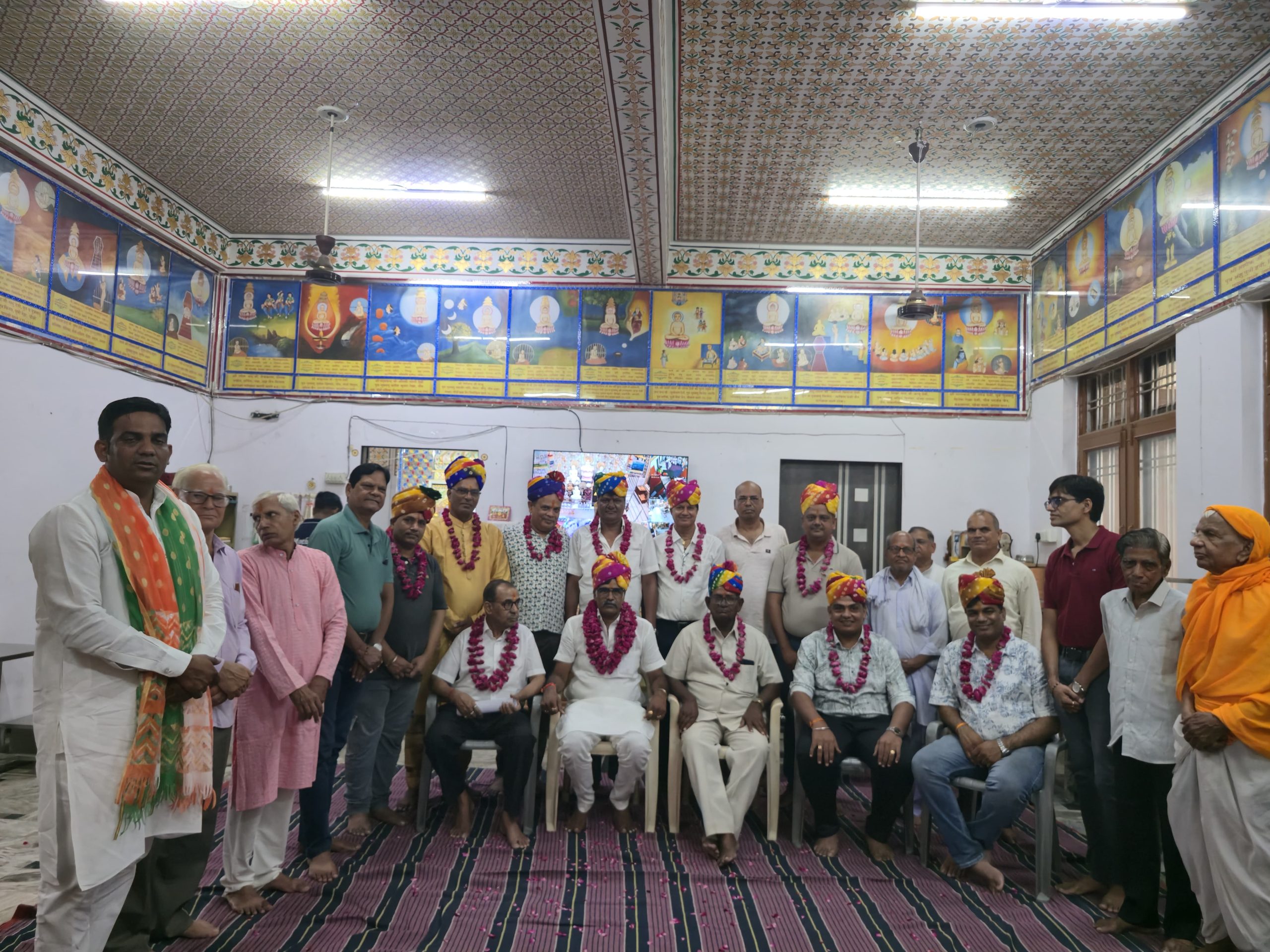 श्री चन्द्रप्रभ दिगम्बर जैन मंदिर श्योपुर की प्रबंधकारिणी का निर्विरोध निर्वाचित