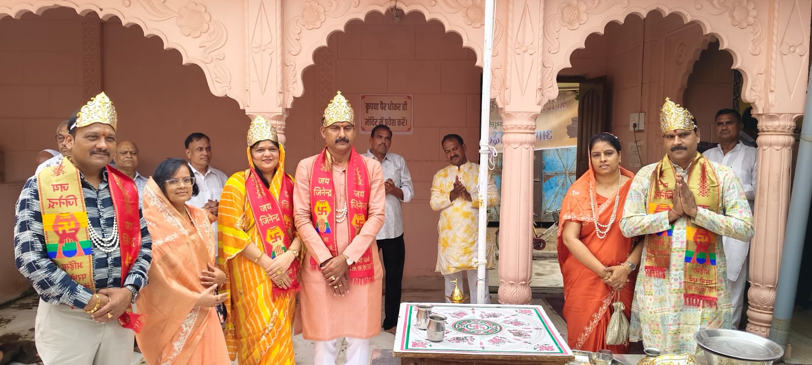 पुण्य कर्मों का उदय था, जो मिला ध्वजारोहण-अभिषेक का अवसर”—राकेश मड़िया